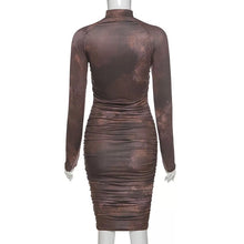 Load image into Gallery viewer, Chocolate Swirl Dress